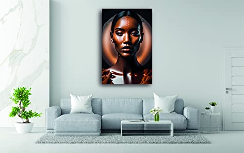 Tableaux d'art décoratifs et portrait de femme moderne pour décoration murale de chambre