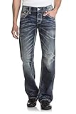 rock revival jeans stuttgart  Rock Revival - Herren Clooney B203 Boot Jeans, 36, Denim