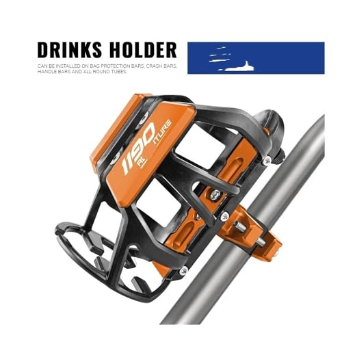 Porte-gobelet moto robuste pour fixer votre bouteille sans risque de chute en trail - 2