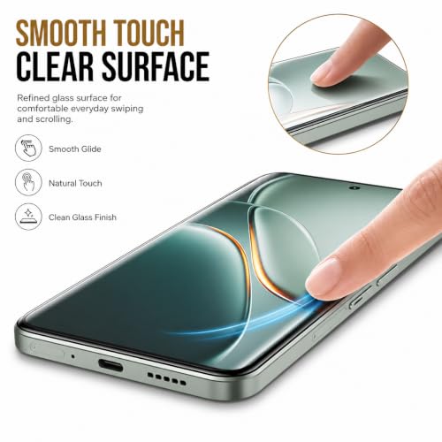 Image of FIRST MART UV Tempered Glass Screen Guard for iQOO Z11 With Installation Kit | Military-Grade Gorilla Screen Guard & Cable Protector | Edge to Edge Coverage | Crystal Clear