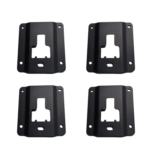 4pcs Truck Bed Cargo Tie Down Brackets(Black),Replacement FL3Z-9928408-AB,Compatible with Ford F150 F250 F350 2015-2024