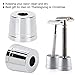 TMISHION Multi-purpose Stand, Silver Metal Shaver Holder, Pedestal Base, Compact Size, Gift for Men