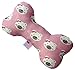 Mirage Pet Product Pink Bears and Bows 10 inch Canvas Bone Dog Toy