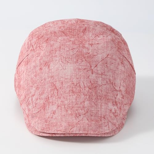 Image of Quanhaigou Unisex Denim Newsboy Hats Flat Ivy Gatsby Cabbie Driving Berets Hat Cotton Dad Cap for Men Women