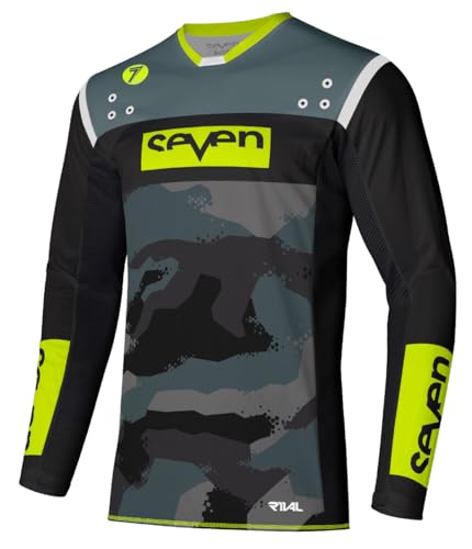 Seven Rival Barrack Jersey (Black, XX-Large)