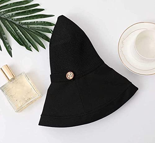 Sombrero de verano ancho para mujer con protección UV miniatura 6