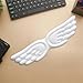 Angel Wings Keyboard Wrist Rest Pad, Ergonomic Support Cushion for Computer Laptop, Comfortable Typing Pain Relief Wrist Support for Home Office and Gaming (White)