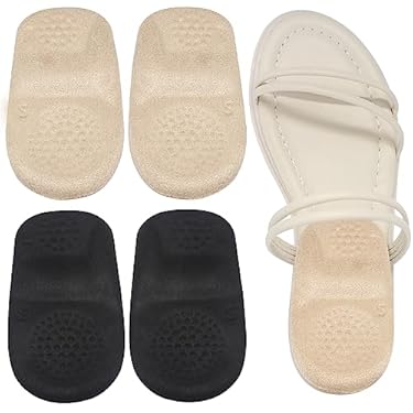 AMAZON - Skyfoot Heel Cups Cushion for Heel Pain, Heel Spurs, Gel Heel Pads Inserts for Achilles Tendinitis, Plantar Fasciitis, Arch Support Shoe Inserts for Flat Feet, Women and Men – Two Pairs (Large)