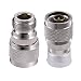 Produktbild Vecys 2PCS N-Stecker-Adapter N-Typ-Stecker auf N-Typ-Buchse Koaxialkabel-Adapter 50 Ohm für CB-Funk-WLAN-Antenne
