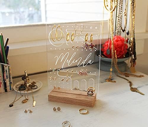 THE PAPER BOUTIQUETHE PAPER BOUTIQUE Accesory Jewelry Display, Acrylic Jewelry Stand, home decor, ring holder - PERSONALISED GIFTING WITH NAMES