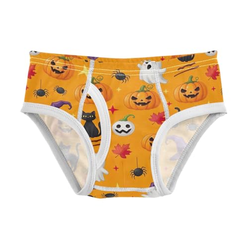 ODAWA Cute Halloween Icons Cotton Underwear, Tag-Free Comfort 2T Underwear Boys