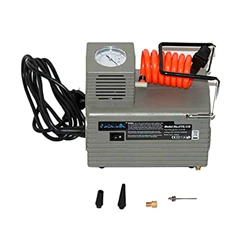 Cannon - Compresor de Aire para Pelotas de Fútbol, Baloncesto, Balonmano, Inflador de Neumáticos de Coche y Bicicleta 220 V, 4 Bar