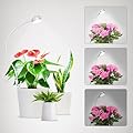 SGLEDs Grow Lights for Indoor Plants, Pot Clip LED Plant Lights for Indoor Growing, Full Spectrum, 4000K with 4-Level Dimmable, Auto On/Off 3 6 12 Hrs Timer for Succulents, Pot Plants