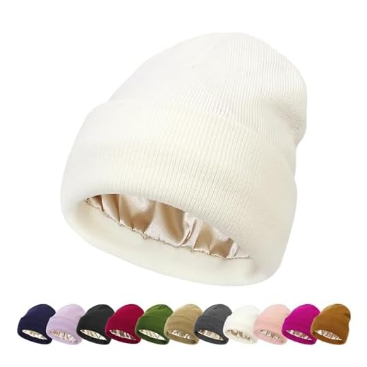 Gorro Sin Estática,sin Encrespamiento,sin Enredos,sin Encrespamiento,sin Enredos, Gorro De Punto Con Forro De Satén, Gorro Sin Encrespamiento,gorro De Invierno Antiestático,gorro Con Forro Seda (E)