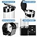Samhe Cup Dispenser Water Dispenser Cup Holder Pull Type Paper Automatic Remover 7oz - 12oz Cone or Flat Bottom Cups for Home Office Hospital (Black, Large)