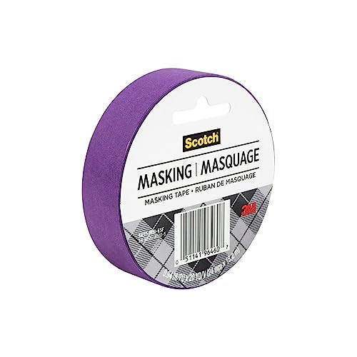 Ruban de masquage Scotch Expressions violet, adhésif repositionnable 0,94-inch