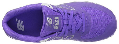 Image of New Balance Kid's 574 V1 Lace-Up Sneaker, Purple /Grey, 4 W US Big Kid (8-12 Years)