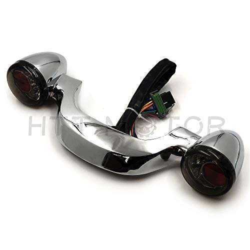 HTTMT MT444-001A- Black Rear Turn Signal Brake Light Bar Compatible with Harley Davidson Street Glide 2010-up by HTTMT - Image 7