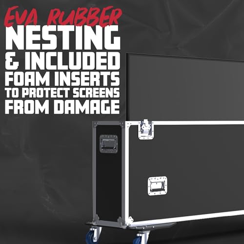 Gator Cases EXPO Series ATA-Style Transport Case for Two 90”-98" Screens, (GEXPOLED9098X2) by Gator - Image 3
