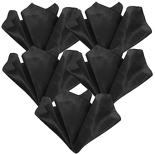 Serviettes satin douces lavables en machine pour réceptions élégantes