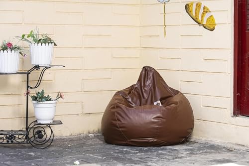 Image of Bean Bag Cover - Ultra Soft & Durable Washable Replacement Cover, Premium Fabric, Extra-Large & Comfortable, Perfect for Adults & Kids, Stylish Home Decor (Filling Not Included)