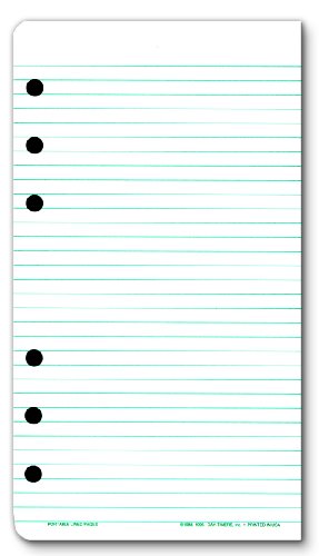 Lined Paper 3 3/4 x 6 3/4