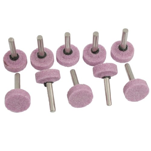 Aexit 25mm x Body Repair Tools 10mm x 6mm T Head Wheel Grinding Bit Polisher Mounted Point Grinders & Polishers 10 Pcs