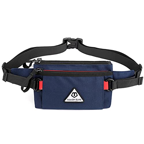 AYVANBER Bauchtasche mit Reißverschluss verstellbarer Gurt Hüfttasche wasserabweisend für Männer und Frauen Outdoor-Sport Training Reisen Laufen (Blau) Cover