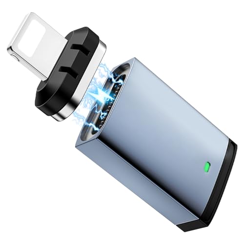 TiMOVO Type C からライトニング変換用アダプタ USB-C to ライトニング変換 アダプター マグネット吸着 磁性アダプター 27W PD仕様対応 480Mbpsデータ転送 アルミシェル 軽量小型 タイプCからiOS変換コネクタ iPhone14/13/12/11/iPad/iPod/AirPodsなどiOS対応 バンド付き Gray TiMOVO Type C からライトニング変換用アダプタ USB-C to ライトニング変換 アダプター マグネット吸着 磁性アダプター 27W PD仕様対応 480Mbpsデータ転送 アルミシェル 軽量小型 タイプCからiOS変換コネクタ iPhone14/13/12/11/iPad/iPod/AirPodsなどiOS対応 バンド付き Gray