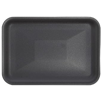 Black Foam Trays - 8 1/4"L x 5 3/4"W x 5/8"H