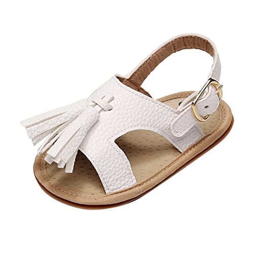 Tassels Open Shoes For 324M Summer Walkers Toddler Girls Toe Shoes Flat Boys Sandals First Infant Baby Kids Natives4