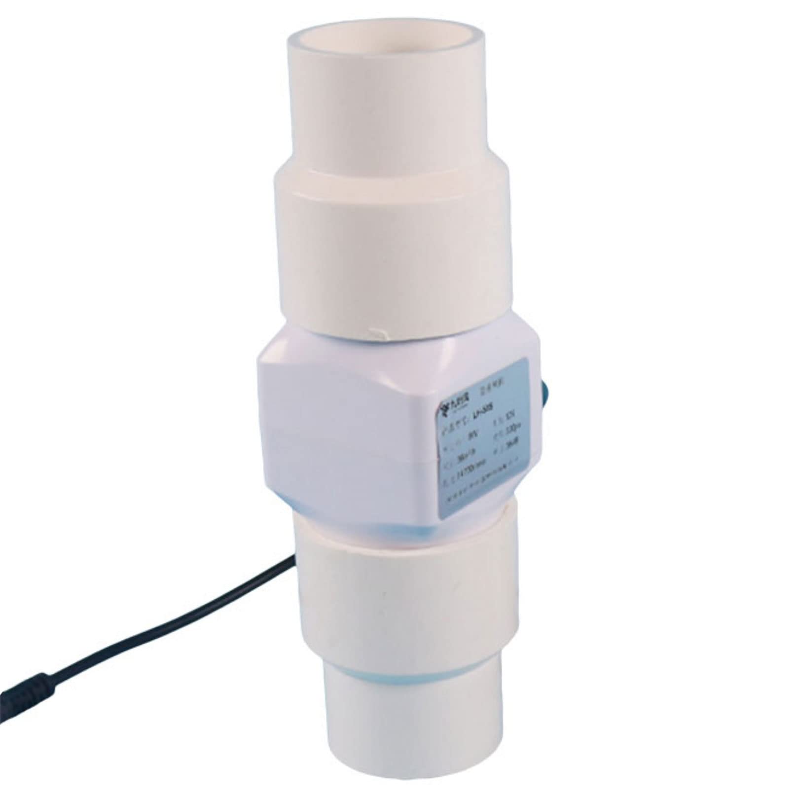 Ventilador extractor en línea de 2" 50mm con interfaz de conducto de PVC de 40mm 62CFM Ventilador de humo de habitación 6W 12V Ventilador de ventilación variable para tiendas de campaña