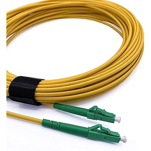 Elfcam® - Glasfaserkabel LC/APC auf LC/APC Simplex Singlemode 9/125µm LSZH Cover