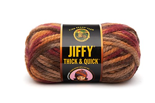 Lion Brand Yarn 430-212A Jiffy Thick and Quick Yarn, Adirondacks