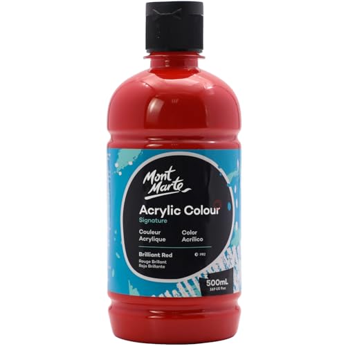 Mont Marte Signature Black Acrylic Paint 16.9oz 500ml Semi-Matte Finish Suitable for Canvas Wood Fabric Leather Cardboard Paper MDF and Crafts product thumbnail 8