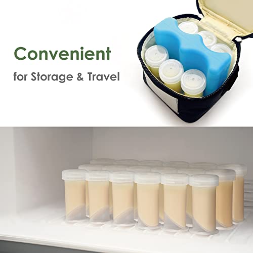 Maymom Colostrum & Storage Bottles Leak Proof Lids, Breastmilk Freezer Or Refrigerator Storage, Made Without Bpa; 12Pc/Pk #TOP5