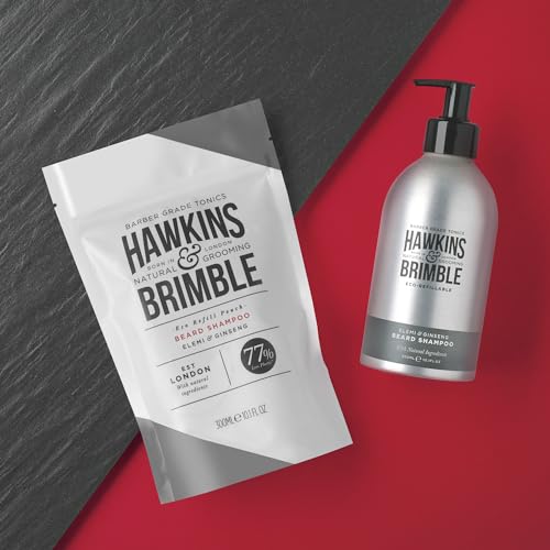 Hawkins & Brimble Beard Shampoo Eco Refillable 300ml - Image 5