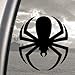 Decalcomania adesiva per finestrino autoveicoli, ragno di Spiderman, nero