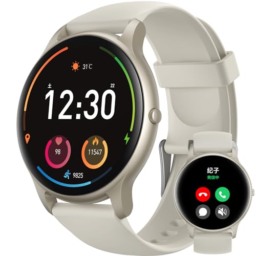 ☆最新☆【丸型・着信】スマートウォッチ(シルバー)HW6 MAX 日本語対応 スマートウォッチ 通話機能 レディース 日本製センサー 丸型