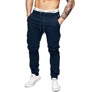 Indicode Heren Levy Cargo Pants | Cargobroek van katoen met 6 zakken