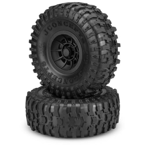 JConcepts 40453294 Tusk Green Compound Pre-Mounted On 3436b Hazard Wheels Fits A