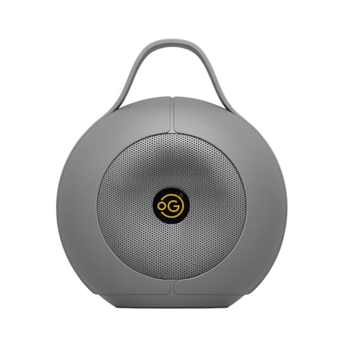 Image of OOGE Vibebox 6000 Bluetooth Speaker, 12W Portable Wireless Speaker with RGB Lights, 10H Playtime, Hi-Fi Sound, Type-C Charging, FM Radio, Pendrive & TF Card Support, Bluetooth 5.3 (Grey)