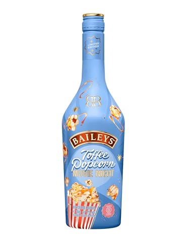 Baileys Toffee Popcorn Likör pur auf Eis oder in Cocktails genießen Aromen von Butter und Sahne perfekt für Filmabende 17% Vol 700 ml Einzelflasche
