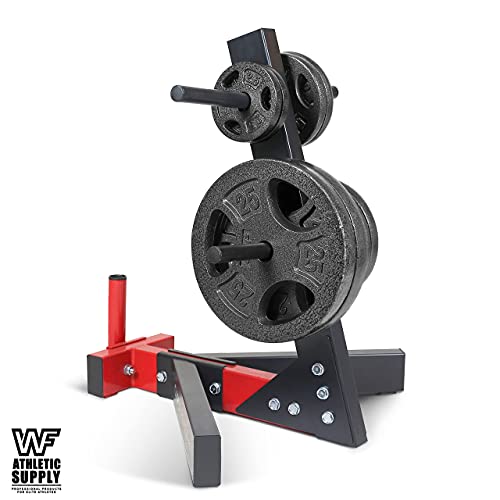 WF Athletic Supply Cast Iron 1-Inch Standard Grip Plate for Strength Training, Muscle Toning, Weight Loss & Crossfit - Multiple Choices Available - Thumbnail 4