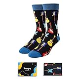 HAPPYPOP Guitar Socks for Players - Music Gifts for Teachers, Heavy Metal Lovers