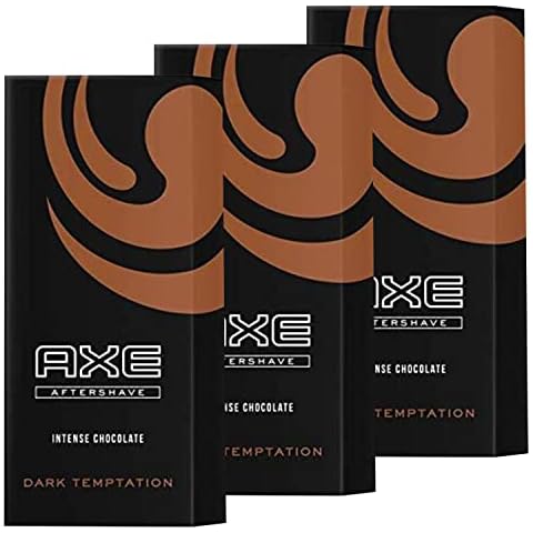 3 x Axe Aftershave Dark Temptation Intense Chocolate je 100ml Rasur Cover