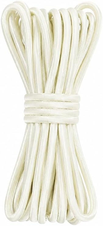 Satin Cord, Satin Ribbon Thread for Garment Craft (White)