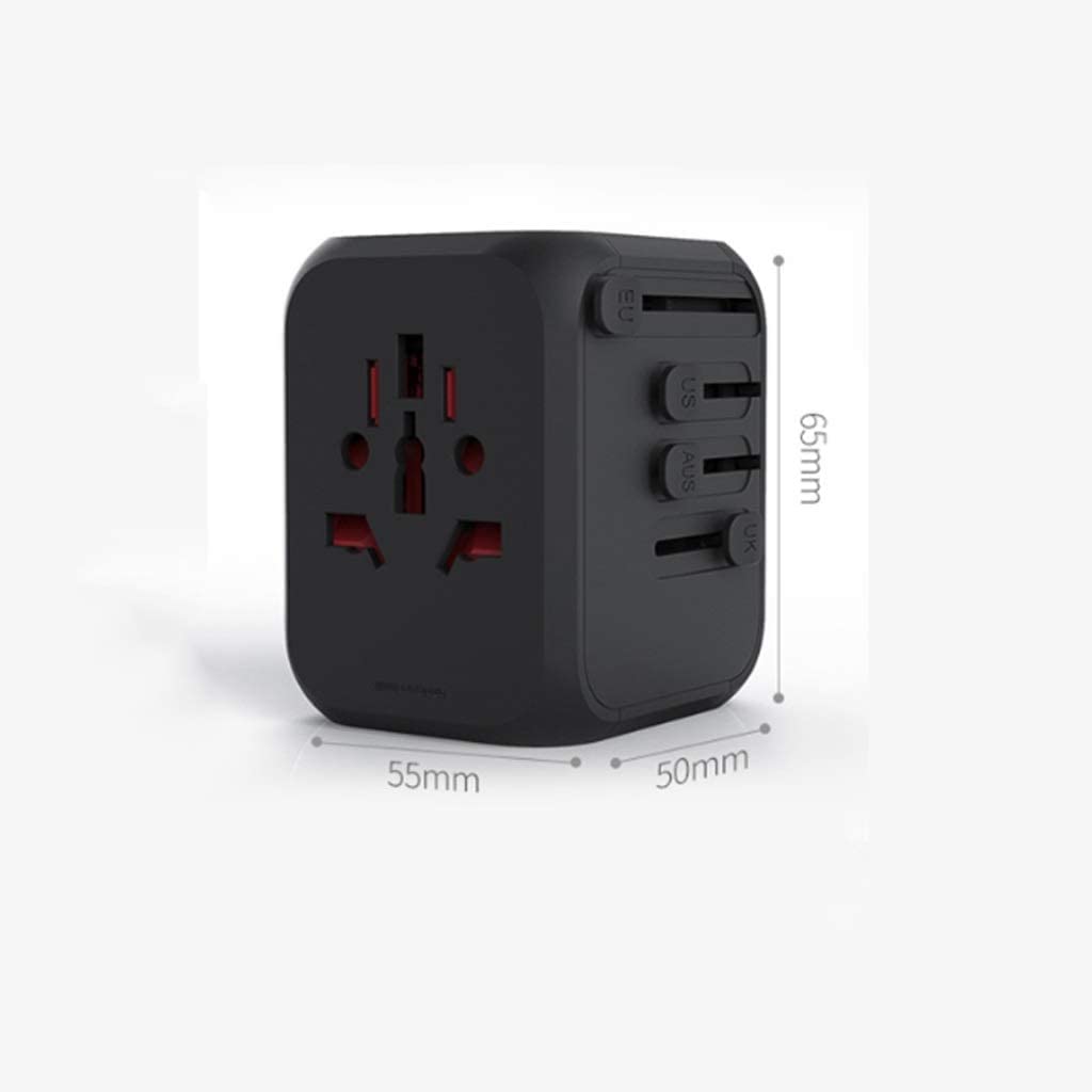 Adattatore Universale da Viaggio Universale di Tipo C con 2/4 Porte USB Adattatore Portatile da Viaggio Internazionale per USA EU UK aus