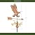 Good Directions 1969P American Bald Eagle Copper Weathervane,Polished Copper