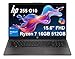 HP 255 G10 Business Laptop (15.6" FHD Anti-glare, AMD Ryzen 7 7730U (> Intel i7-1355U) 16GB RAM, 512GB SSD) for Home, Student, Military Grade, Webcam w/Shutter, Numeric Keypad, Wi-Fi 6, Win 11 Pro